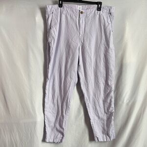 GAP Light Lavender Straight-Leg Women's Pants